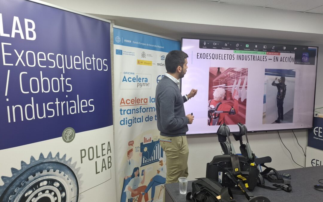 Taller práctico de Exoesqueletos industriales con Borja Álvarez Peña, Director de Polea Lab