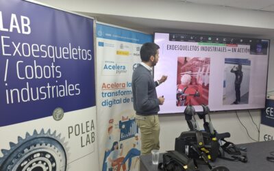 Taller práctico de Exoesqueletos industriales con Borja Álvarez Peña, Director de Polea Lab