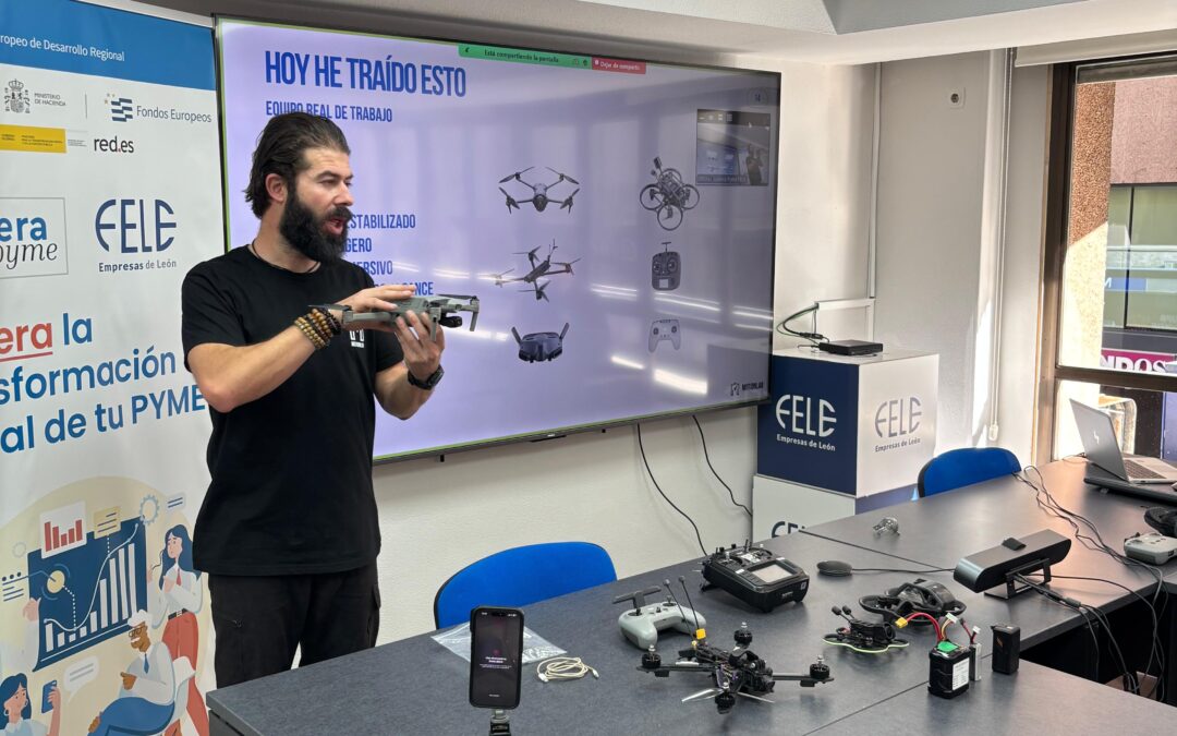 Drones para atraer clientes: vídeos espectaculares para diferenciarte, con Óscar Ugidos fundador de MotionLab